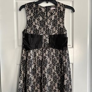 Girl's Black Lace Dress